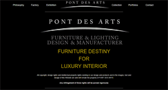 Desktop Screenshot of pontdesarts.biz